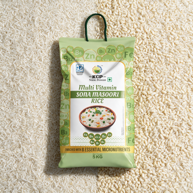 KCP Nutri Poshan Multi Vitamin Sona Masoori Rice 5kg