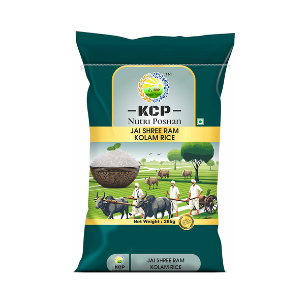 KCP Nutri Poshan Jai Shree Ram Kolam Regular Rice 26kg