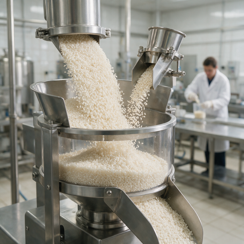 Blended into rice