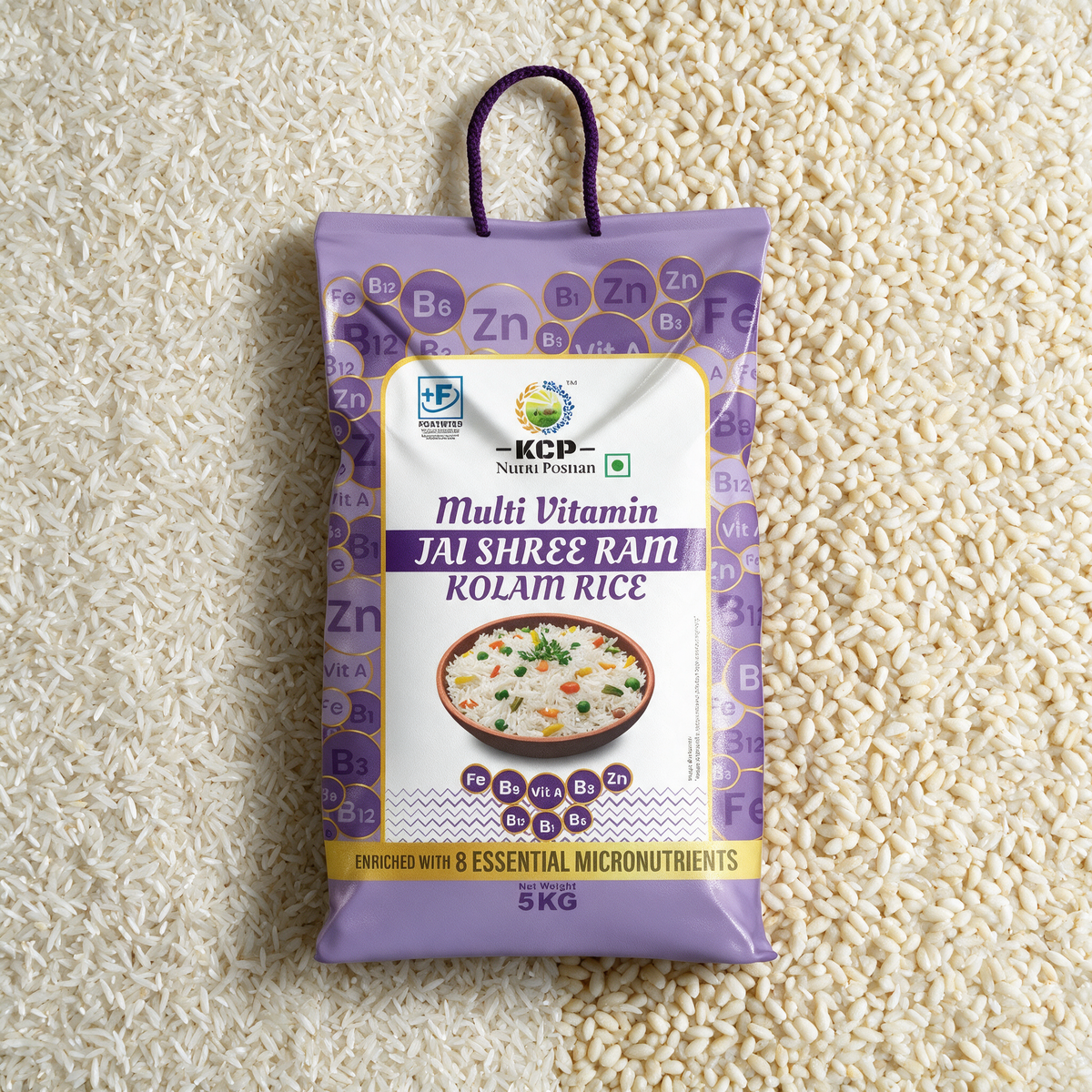 KCP Nutri Poshan Jai Shree Ram Kolam Rice pack