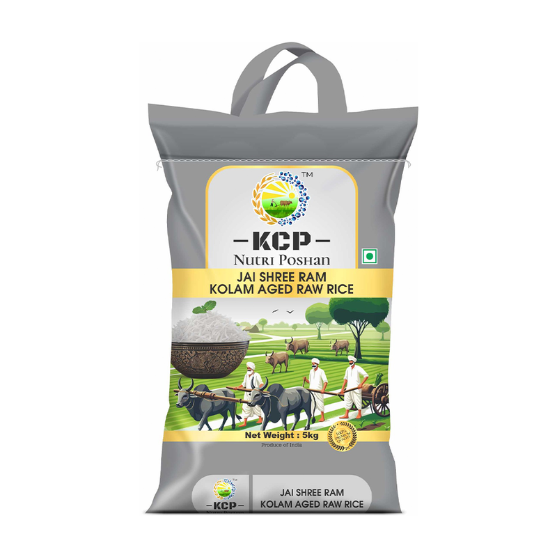 KCP Nutri Poshan Jai Shree Ram Kolam Aged Raw Rice 5kg