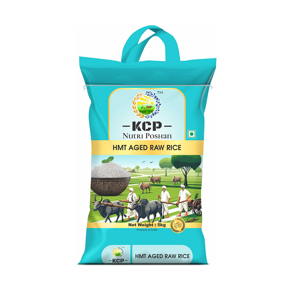 KCP Nutri Poshan HMT Aged Raw Rice 5 Kg pack
