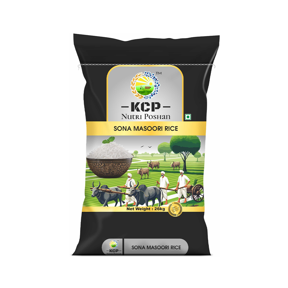 KCP Nutri Poshan Sona Masoori Rice 26 Kg pack